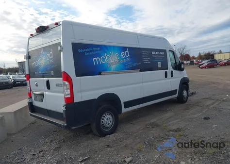 2024 Ram Promaster 2500 Tradesman High Roof 159 Wb W/Pass Seat from USA, damaged, VIN 3C6LRVDG8RE136931